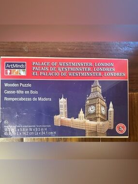 New ArtMinds Wooden 3D Puzzle Palace of Westminster London Art Minds.